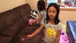 Lia and Lindsay give a house tour