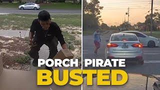 I caught my package thief!