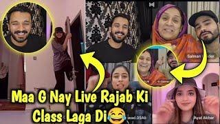 Maa G Nay Live Rajab Butt Ki Class Laga Di | Rajab Butt Nay Ayat Ko Darwazy Par Latkaa Diya