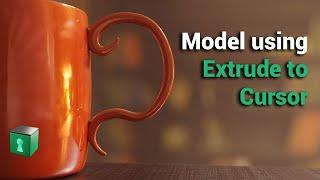 Blender Secrets - Model using Extrude to Cursor