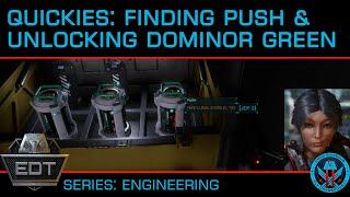 Finding Push & Weapon Schematics and Unlocking Engineer Domino Green: Elite Dangerous Odyssey