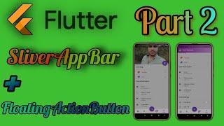 Sliver AppBar with FloatingAction button similar to telegram Appbar(Part 2),