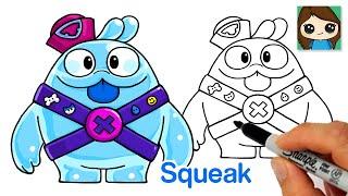 How to Draw Squeak | Brawl Stars Game