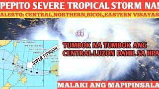 ALERTO CN,BR,EV: SUPER BAGYONG "PEPITO" PAPASOK NA️!MAGLANDFAL NA!️|FORECAST  Nov. 14,2024a.m