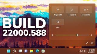 New Windows 11 Build 22000.588 – Improved Startup Time, Memory Leak fixed (Beta and Release Channel)