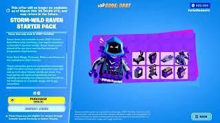 NEW Storm-Wild Raven Starter Pack Fortnite!