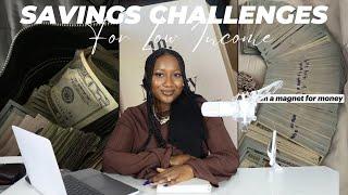 5 Savings Challenges To Save Money On A Low Income In 2024