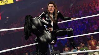 LOW BLOWS AND PILEDRIVERS MATCH - Raquel Rodriguez vs Chyna - WWE2K23