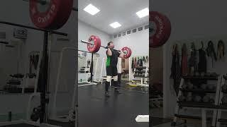 Ну грудь + присед + толчок 2+2+2 120 кг #weightlifting #gym #fitness