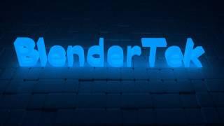 Blender Tek Intro Video Version 1 - Blender 2.72 / 2.72a / 2.72b / 2.73 beta