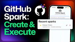 Use GitHub Spark to create a podcast timers app