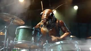 Gas-Masked Roaches, Mosquito, & Bee Unleash 'Pesticide' - Epic Bug Muzak Thrash Metal Track!