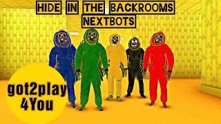 Hide in The Backrooms Nextbots | CASUAL AZUR GAMES | Android gameplay Mobile app phone4kids telephon