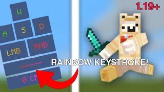 KEYSTROKE and cps counter for mcpe(1.18/1.19+