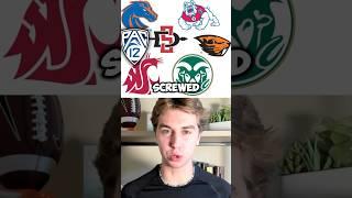 The Pac-12 is NOT back #collegefootball #cfb #conferencerealignment #pac12 #mountainwest #ncaa