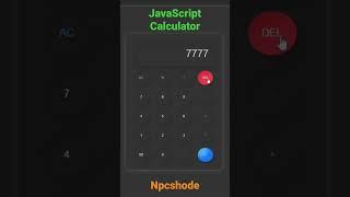 #javascriptcalculator #calculator #javascript #html