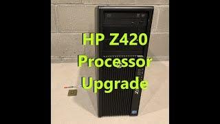 HP Z420 Processor Upgrade and Install (E5-2637 V2)