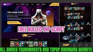 How To Create A Gaming Website  With Admin Panel For Tournaments and Topup || NULLED PHP SCRIPTS