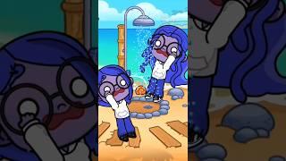 Expression meets twins_Sandness Inside Out 2 #avatarworld #pazu #funny #shorts