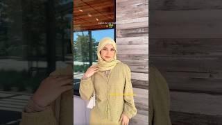 Quick and easy cute hijab tutorial#hijabi #hijabers #hijabiz #hijabista #hijabtutorial