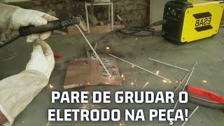 Pare de grudar o eletrodo na peça! Dicas para Acender o eletrodo!