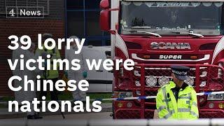 Essex lorry deaths: 39 bodies confirmed to be Chinese nationals