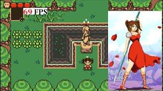 1. Saga of the Moon Priestess (Pixel Puzzle RPG) Prologue / Forest Cave / Boss: Angry Beetles