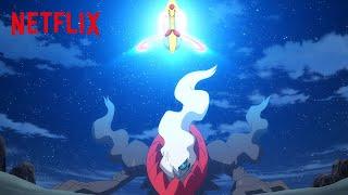 Cresselia & Darkrai Battle  Pokémon Master Journeys | Netflix After School