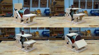 Transform Old Electric Motor Into Disc Sander and Spindle Sander