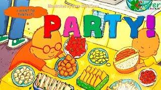 Birthday PARTY book| Read aloud by little girl Clover