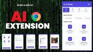 Build And Deploy AI Power Chrome Extension Using HTML, CSS JavaScript & OpenAI