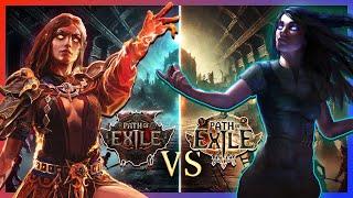 POE 2 vs POE 1 Battle: Sanctum Edition - Gameplay Comparison - No Commentary