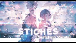 Nightcore-Stitches [Lyrics][Switching Vocals]