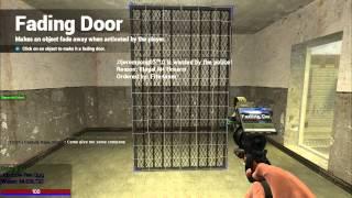 Garry's Mod: DarkRP - Fading Door Tutorial (Keypad/Button)