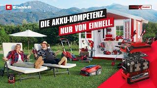 Ein Akku für alle. Power X-Change - das Akkusystem für kabellose Freiheit. Nur von Einhell.