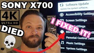 Sony X700 4K Player DIED! - FIXED