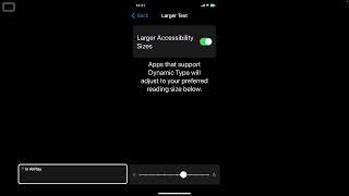 Making Accessible Apps - 15 - Limiting the Dynamic Type Sizes a View Supports