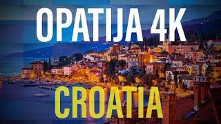 Travel to Croatia. Opatija. Croatia 4K