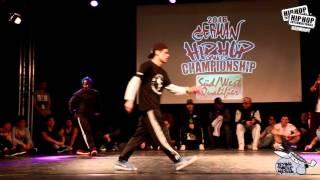 Dovi VS Big Mama - Popping - German Hip Hop Dance Championship 2016 Süd/West Qualifier