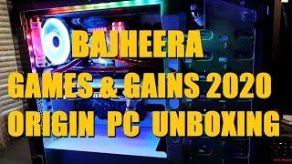 "Games & Gains" 2020 Edition OriginPC Unboxing! - Intel i9-10900k | NVIDIA 2080 Ti | Corsair Loaded!