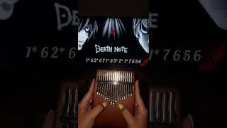 Тетрадь смерти на калимбе Death Note kalimba #табы #kalimba #тетрадьсмерти #deathnote #аниме #tabs