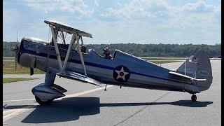 Boeing Stearman Biplane Highlights Reading-Santa Maria-Georgetown 2024