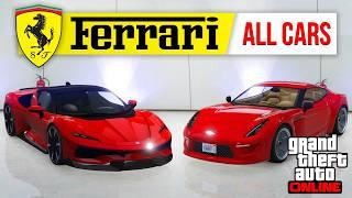 How Many Ferrari Cars Do We Have in GTA 5 Online