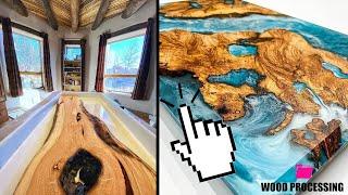 DIY Epoxy Table | Table River | Relax Your Eyes