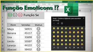 Emoji com Função Se no Excel  Emoticons