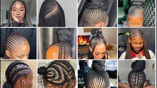 2024 Exquisite Ghana Weaving/ Cornrows Braids for Elegant Women