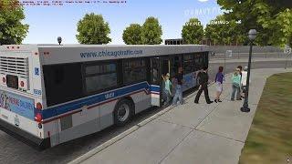 OMSI 2 The Bus Simulator - Chicago Downtown First Look HD