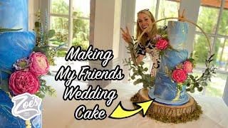 Making My Friends Wedding Cake ‍️ 
