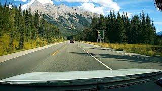 Canadian Rocky Mountains Scenic Drive to Banff AB from Kamloops BC Trans Canada Highway DashCam Tour