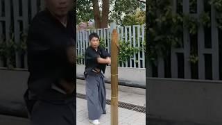 Test cutting #katana #samurai